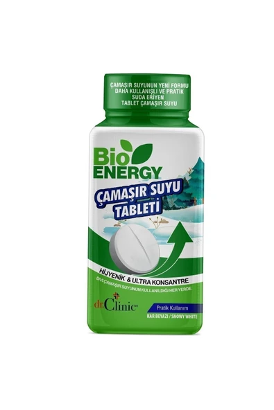 BİO ENERGY TABLET ÇAMAŞIR SUYU KAR BEYAZI ürün görseli 1