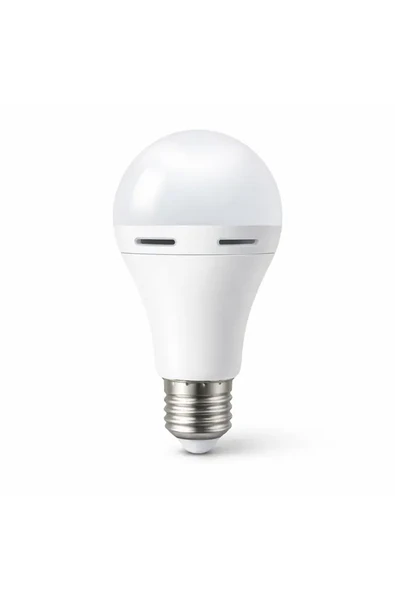 Şarjlı LED Ampul 9W 830 Lümen E27 Beyaz Işık Elektrik Kesintisine Uygun ürün görseli 1