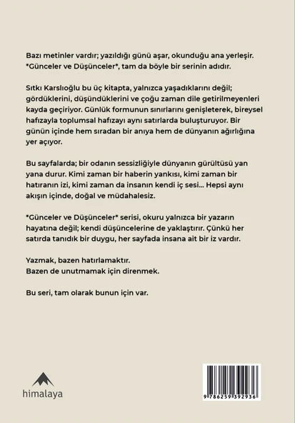 Günceler ve Düşünceler I - Resim 2