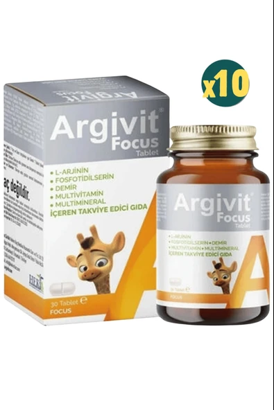 Argivit Focus 30 Tablet 10 Adet ürün görseli 1