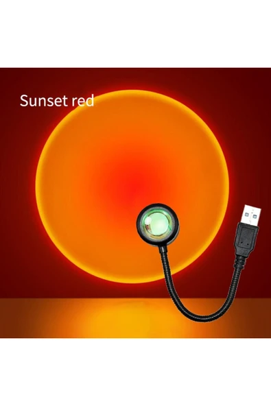 Taşınabilir USB Sunset Gün Batımı Ambiyans Işığı Lamba ürün görseli 1
