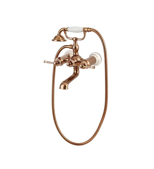 Newarc Pera 961513 Parlak Bakır Banyo Bataryası ürün görseli 1