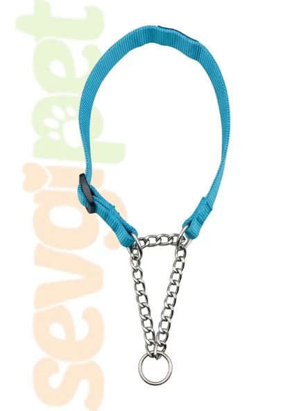 SVGPT 60 CM Ayarlanabilir Martingale (Yarı Boğma) Köpek Eğitim Boyun Tasması Mavi ürün görseli 1