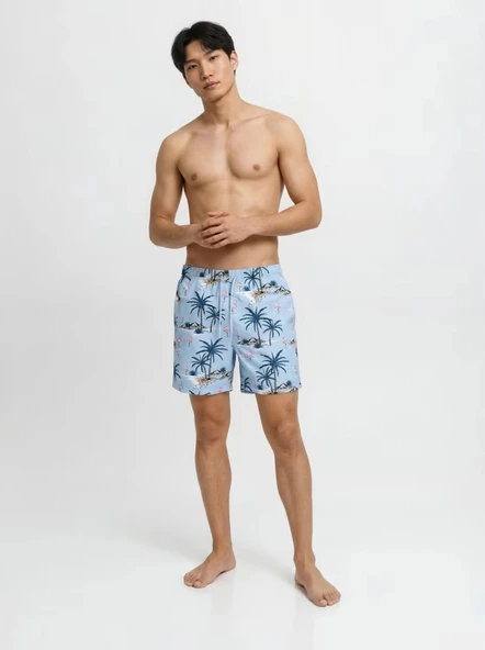 Jack&Jones 12291426 Erkek Deniz Sort - Indigo Desenli ürün görseli 1