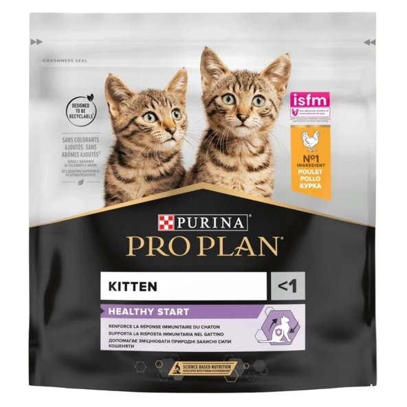 ProPlan Kitten Tavuklu Yavru Kedi Maması 400gr ürün görseli 1