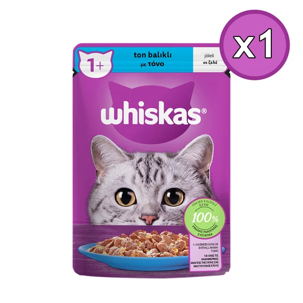 Whiskas Ton Balıklı Poşet Yaş Kedi Maması 85 Gr 1 Adet ürün görseli 1