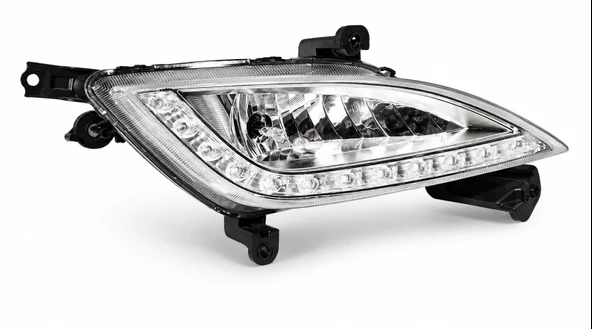 RIA Hyundai i30 2012-2015 Sis Lambası Sağ LED'li OEM 92202A6000 Sağ Ön Sis Farı DRL Gündüz Farlı Orijinal Uyumlu ürün görseli 1