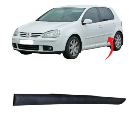 Vw Golf5 2005-2009 Kapı Çıtası Arka Sol Saten Siyah 1K4853753B ürün görseli 1