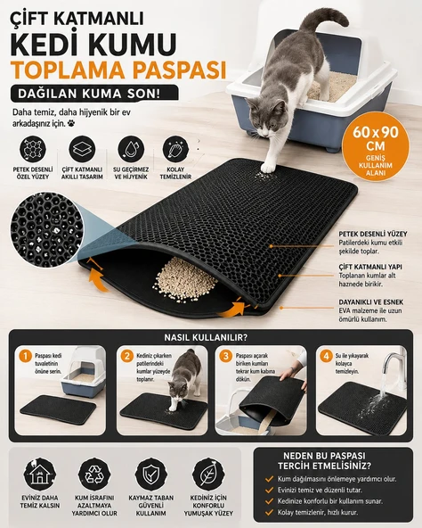 KNY ELEKLİ KEDİ PASPASI - Resim 2