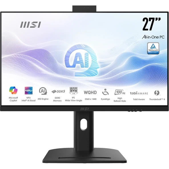 MSI Modern AM273QP AI 1UM-430XEU Ultra 5 125H 16GB 512GB SSD 27 WQHD FreeDOS ürün görseli 1