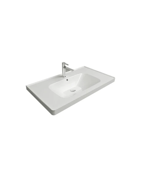 NEWARC NEWLINE DOLAP UYUMLU 100 CM LAVABO BEYAZ ürün görseli 1
