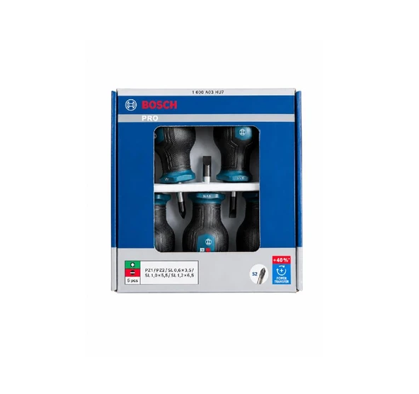 Bosch Tornavida Seti 5 Parça ürün görseli 1