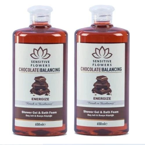 Sensitive Flowers Chocolate Energise Duş Jeli 2 X 650 Ml ürün görseli 1