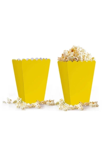 Sarı Popcorn Mısır Kutusu 10 Adet ürün görseli 1