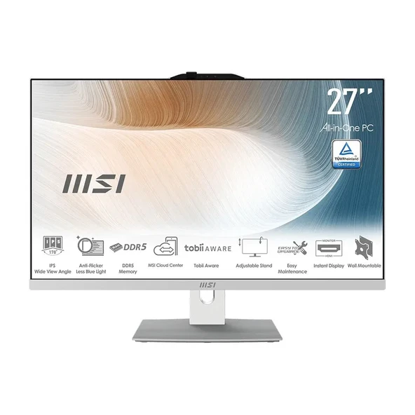 MSI Modern AM272P 1M-1095XEU* Core 7 150U 16GB 1TB SSD 27 FHD FreeDOS ürün görseli 1