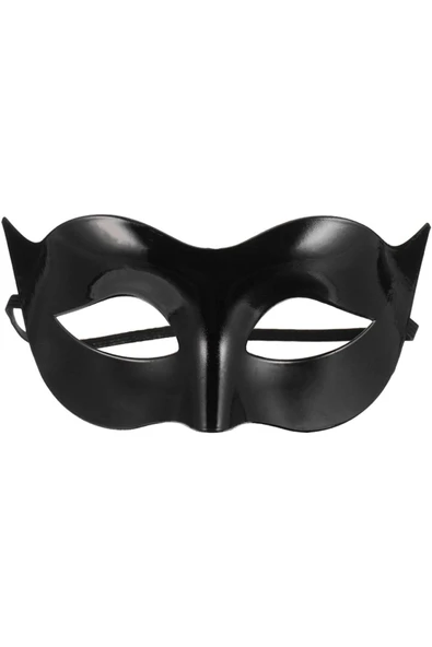Siyah Renk Masquerade Kostüm Partisi Venedik Balo Maskesi ürün görseli 1