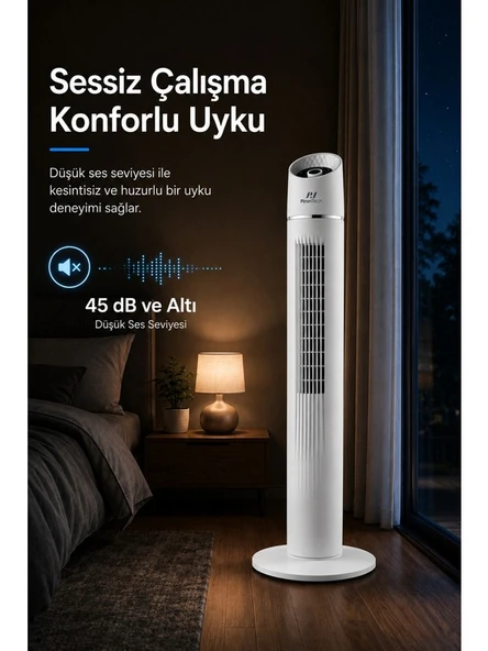 Pirantech EV-116 Kule Tipi Vantilatör - Resim 7