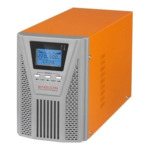 MAKELSAN POWERPACK SE 1KVA 5-10DK 2x12V/7AH 1F/1F ONLİNE UPS MU01000N11EAV04 ürün görseli 1