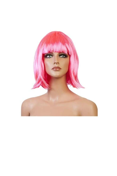 Pembe Küt Parti Peruk ürün görseli 1