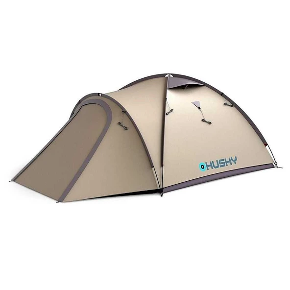 Husky Bizon Plus 3 Kişilik Çadır Açıkkahve - Resim 3
