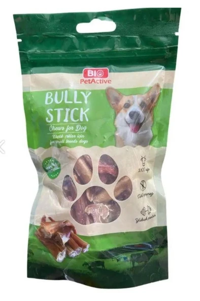 Bio Pet Active Bully Stick Küçük Irk İçin Köpek Ödülü 100g ürün görseli 1