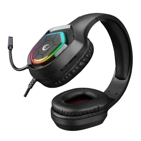 Rampage RM-K90 Vector Oyuncu Kulaklığı Siyah - Resim 2