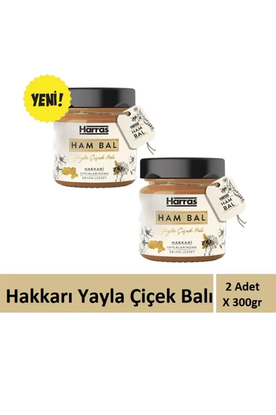 Harras Hakkari Ham yayla çiçek balı 300 gr x 2 Adet ürün görseli 1