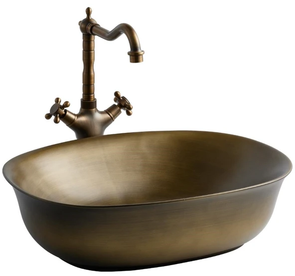 TEZGAH ÜSTÜ LAVABO BRONZ ürün görseli 1