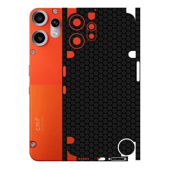 CMF Phone 2 Pro ile Uyumlu Bumper Serisi Premium Kaplama 360  Siyah ürün görseli 1