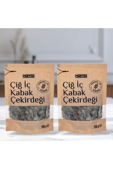 Harras Çiğ İç Kabak Çekirdeği 150 g x 2 Adet ürün görseli 1