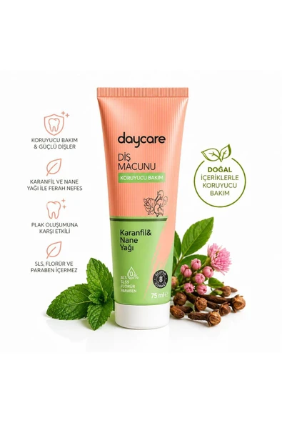 Daycare Karanfil Ve Nane Yağlı Glutensiz Diş Macunu ürün görseli 1