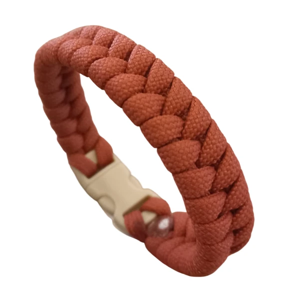 By Paracord Bileklik Kadın Kiremit 1 ürün görseli 1