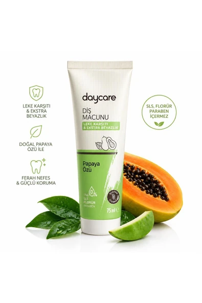 Daycare Papaya Özlü Glutensiz Diş Macunu ürün görseli 1