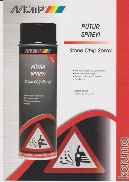 Motip Pütür Spreyi GRİ 500 ml. - Resim 2