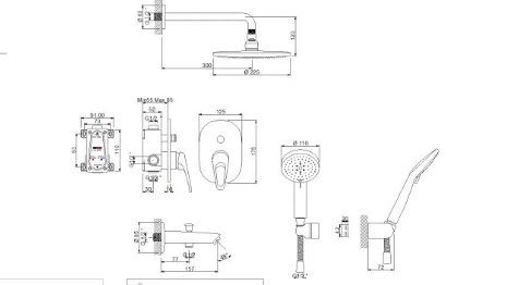 SMART ANKASTRE BANYO BATARYASI SET - Resim 2