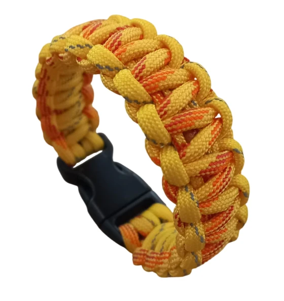 By Paracord Bileklik Erkek Sarı 1 ürün görseli 1