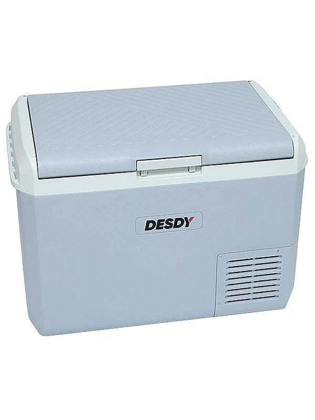 Desdy Kompresörlü Oto Buzdolabı Gri 50Litre Tekerlekli Çift Bölmeli ürün görseli 1