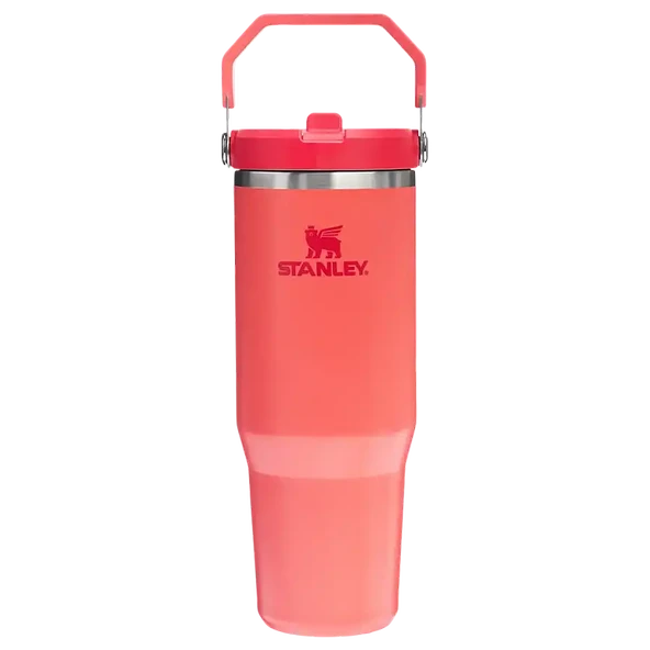 Stanley Flip Straw Tumbler Pipetli Termos Bardak 0,89 LT Hot Coral ürün görseli 1