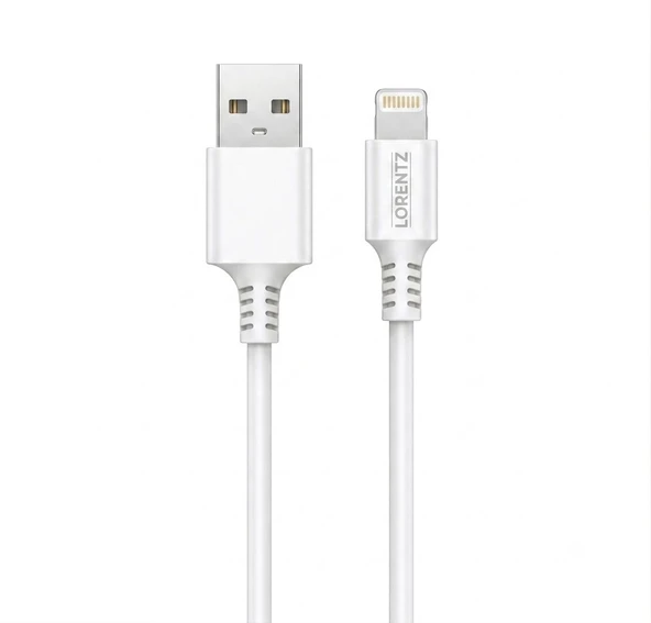Lorentz Lightning To USB 1 Metre Hızlı Şarj Kablosu LR02 ürün görseli 1