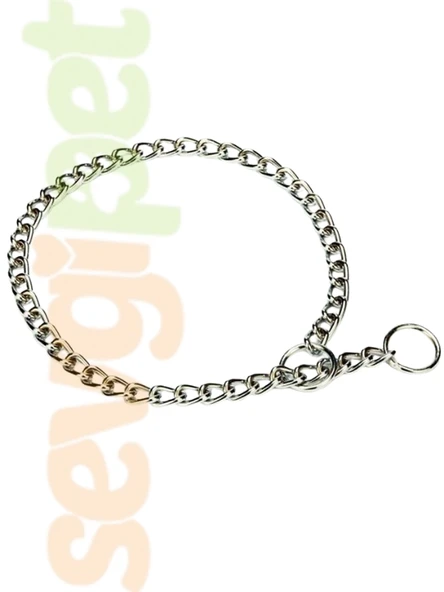 SVGPT Köpek Boyun Tasması Tekli Boğma Zincir 2 MM 40 CM ürün görseli 1