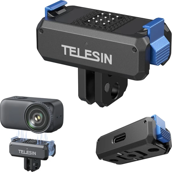 Telesın Osmo Nano Için Manyetik Adaptör (Type-C Şarj Portlu) ürün görseli 1