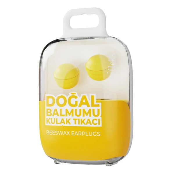 Otifleks Doğal Balmumu Kulak Tıkacı 2li 1 Adet Mini Taşıma Kutusu Hediye ürün görseli 1