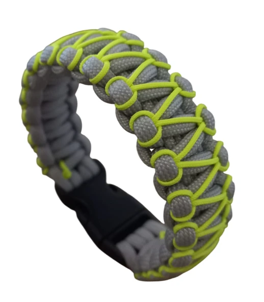 By Paracord Bileklik Erkek Gri Yeşil 1 ürün görseli 1