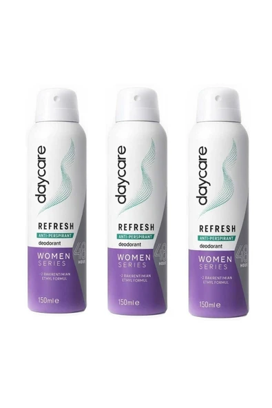 Daycare REFRESH Deodorant Women 150 ml (ANTI - PERSPIRANT) 3 adet ürün görseli 1