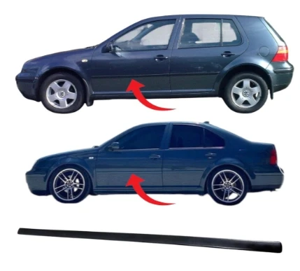 Golf4-Bora Kapı Çıtası Ön Sol Saten Siyah 1998-2004 1J4853515J ürün görseli 1
