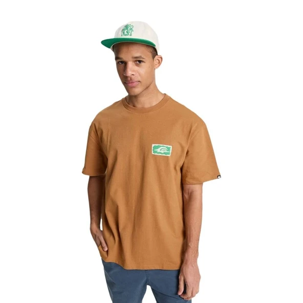 Quiksilver Serenity Splash Erkek Kahverengi Tişört EQYZT08300 ürün görseli 1