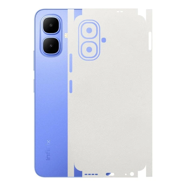 Infinix Smart 10 ile Uyumlu Bumper Serisi Premium Kaplama 360  Beyaz ürün görseli 1