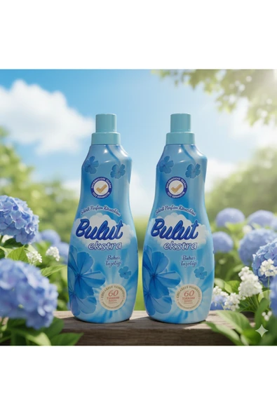 BULUT EKSTRA ÇAMAŞIR YUMUŞATICISI BAHAR TAZELİĞİ 1500 ML 2 Lİ PAKET ürün görseli 1
