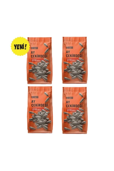 Harras Siyah Ay Çekirdeği Tuzlu Kavrulmuş Kilitli Paket 180 gr 4 Adet (Toplam 720 gr) ürün görseli 1