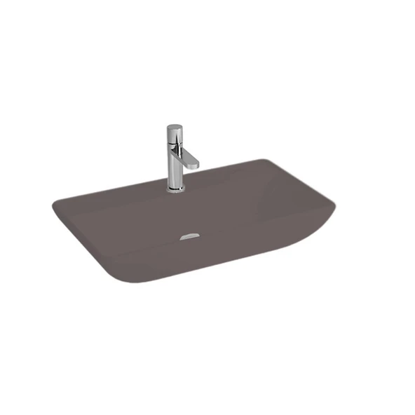 Newarc Domino Tezgah Üstü Batarya Delikli Lavabo 70X40X13,5Cm ürün görseli 1